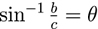 Arcsine Formula of arcsinθ