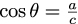 Cosine Formula of cosθ