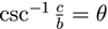 Arccosecant Formula of arccscθ